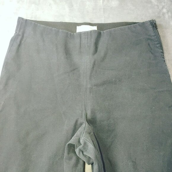 Everlane The Side Zip Stretch‎ Cotton Pant in Black Size 6 Corporate Goth Career - Picture 2 of 8